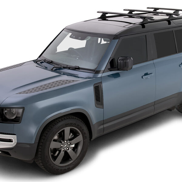 Kit 3 barres de toit noire Vortex 1370mm RCL Land Rover Defender II 110 L663 2020-