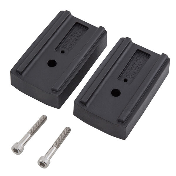 Kit 2 entretoises à montage rapide 20 mm barre Vortex sur pieds RLT600 RCH & RCL Rhino Rack