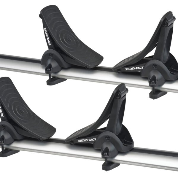 Porte kayak sur barre universelle chargement latéral