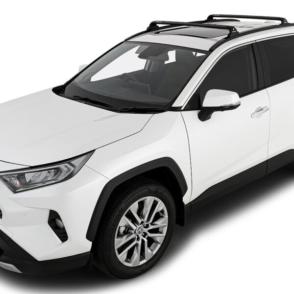 Vortex RVP Black 2 Bar Roof Rack Rhino Rack