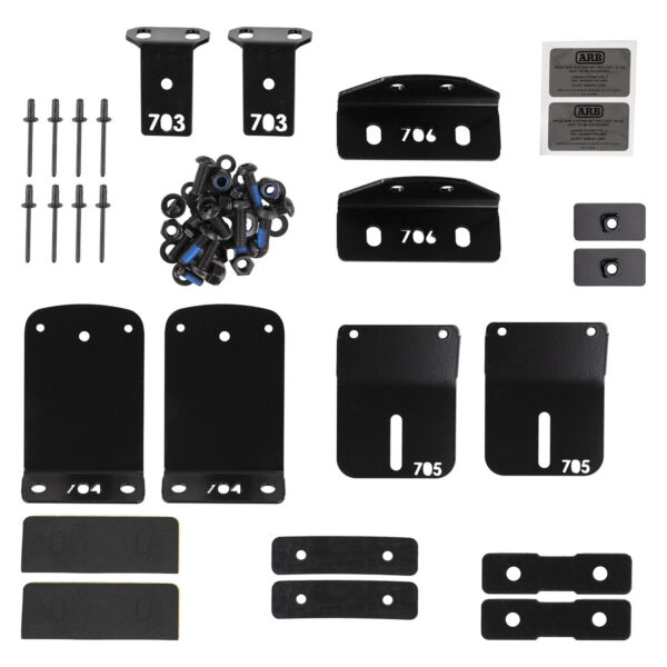 MNT KIT ROOF BAR LIGHT DUTY RR CLASSIC CNPY COLORADO/DMAX 12+