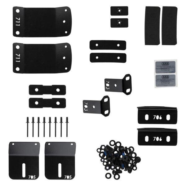 MNT KIT ROOF BAR LIGHT DUTY RR CLASSIC CNPY HILUX SR/SR5 15+