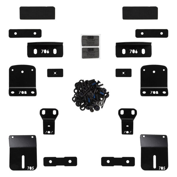 MNT KIT ROOF BAR LIGHT DUTY RR CLASSIC CNPY NAVARA NP300 15+