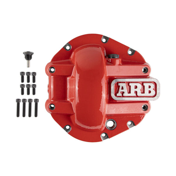 Coquille de protection rouge ARB pont DANA 44 Jeep Wrangler JK TJ