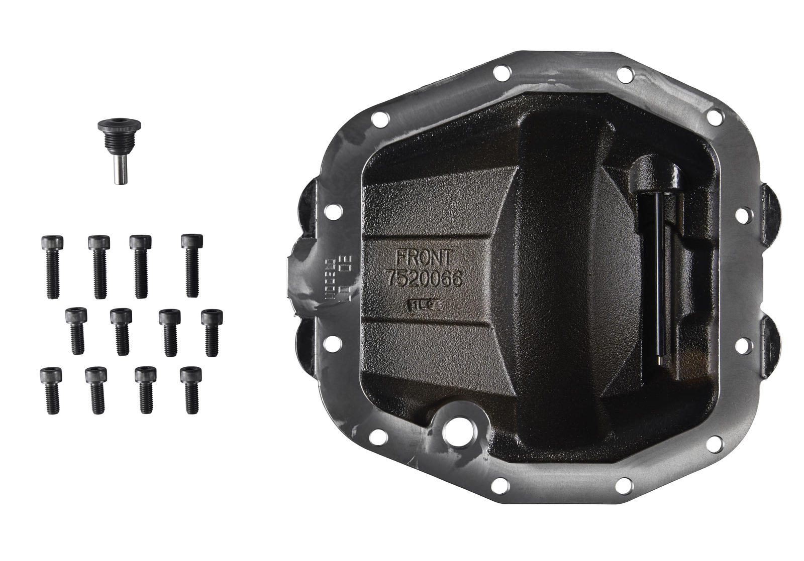 DIFF COVER JL RUBICON FRONT BLACK