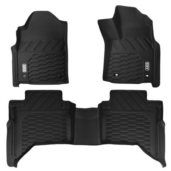 FLOOR MATS FRONT AND REAR SET SUITS HILUX AUTO 15+ DC