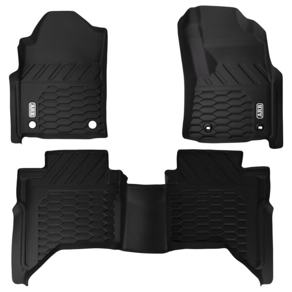 FLOOR MATS FRONT AND REAR SET SUITS HILUX MANUAL 15+ DC