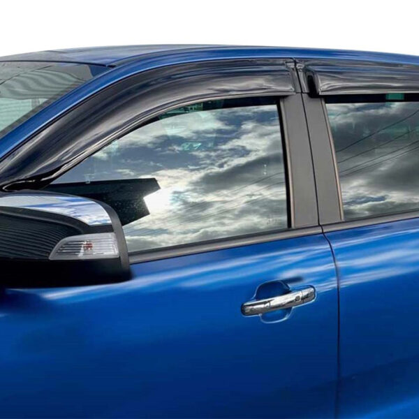 Jeu 4 déflecteurs vitre avant et arrière Ford Ranger T6 T7 T8