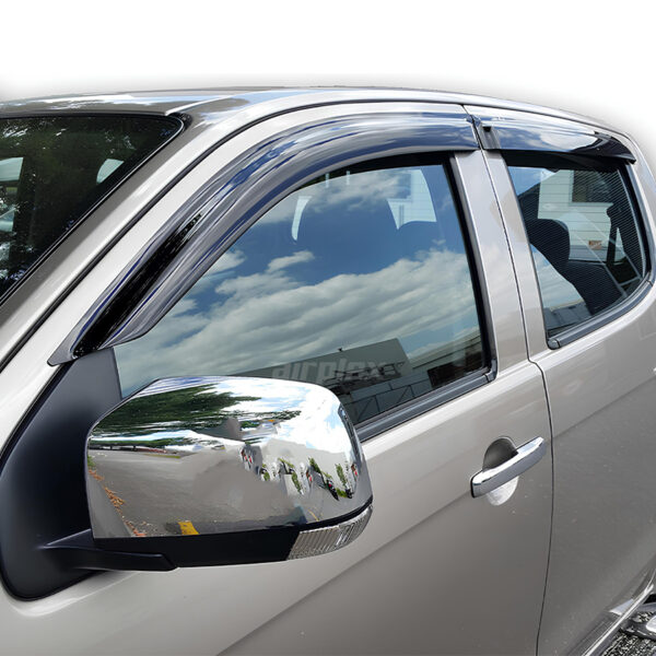 Jeu 4 déflecteurs vitre avant arrière Isuzu Dmax 2012-2020