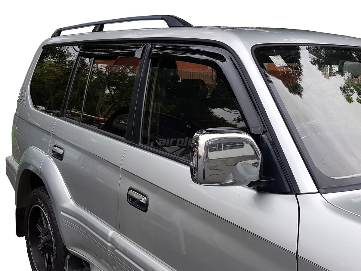 Jeu 4 déflecteurs vitre avant et arrière Toyota KZJ95 KDJ95 – Image 2