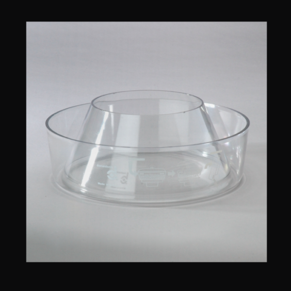 Bol transparent seul de préfiltre cyclonique Donaldson Ø10"
