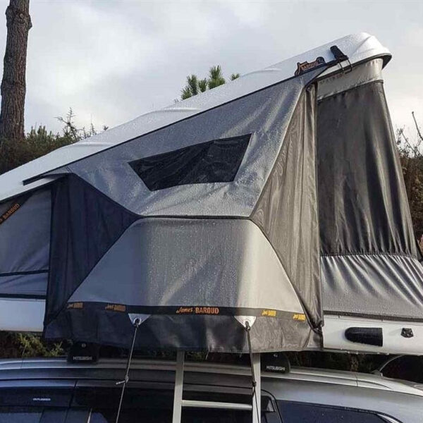 Tunnel de store entrée 70cm côté gauche pour tente de toit Space James Baroud