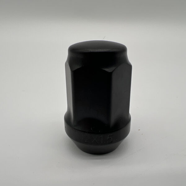 Ecrou de roue noir 12x150 - Hex 19mm - Cône 60° - L35mm N4-Offroad