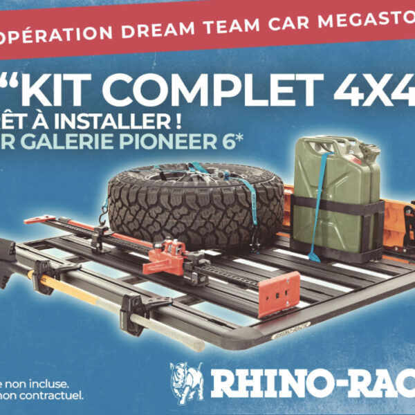 Pack 4x4 sur galerie Rhino Rack Pioneer 6
