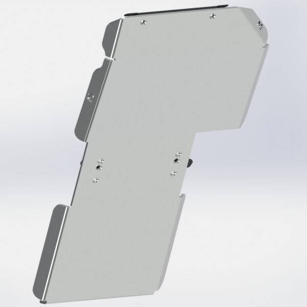 Ski de protection boîtes vitesses et transfert en aluminium de 8mm pour Mitsubishi Pajero III et IV 3.2DiD N4-Offroad