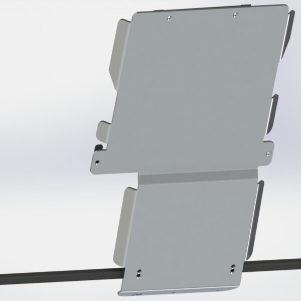 Ski de protection boîtes vitesses et transfert en aluminium de 8mm pour Nissan Navara D40 et Pathfinder R51 N4-Offroad