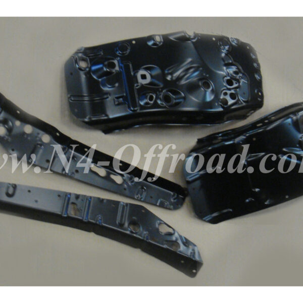 Kit de renforts d'ailes avant à souder pour Toyota Land Cruiser KDJ120 KDJ125 - kit de 4 pièces N4-Offroad