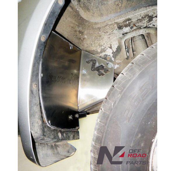 Ski de protection de bonbonne de climatisation arrière en aluminium de 5mm pour Mitsubishi Pajero III et IV 5portes N4-Offroad