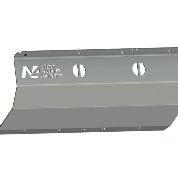 Ski de protection de réservoir AdBlue et silencieux arrière en aluminium de 6mm pour Jeep Wrangler JL 2.2 Diesel N4-Offroad