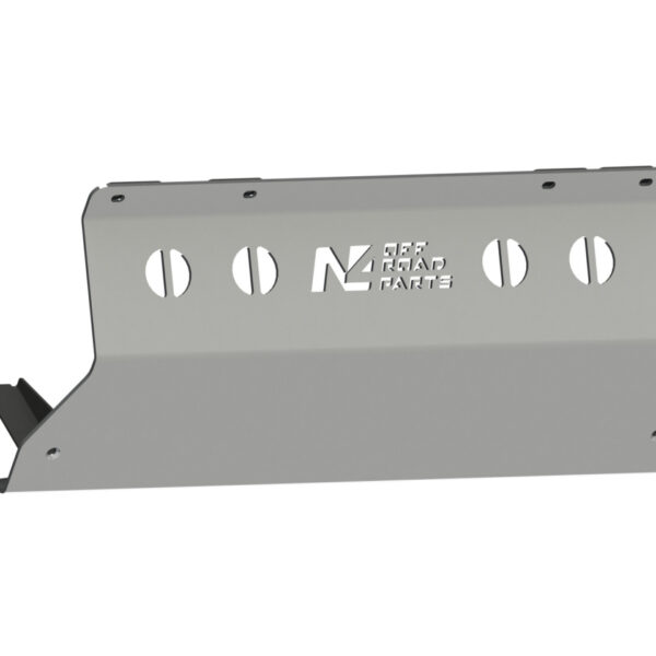 Ski de protection de silencieux arrière en aluminium de 6mm pour Jeep Wrangler JL V6 et 2.0L essence N4-Offroad