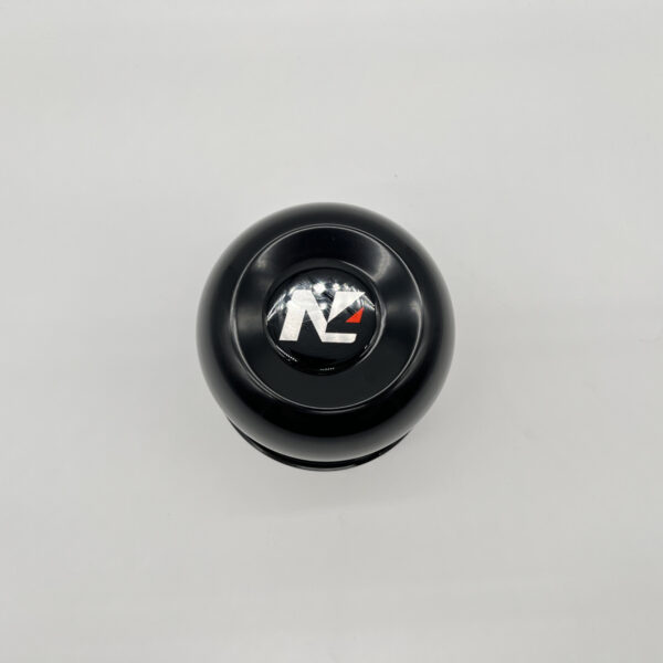 Cache moyeu fermé acier noir pour jantes acier avec centrage 110mm N4-Offroad