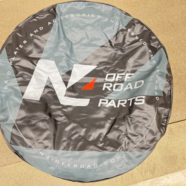 Cache couvre roue noir logo N4 Offroad Ø83 cm pour pneu en 285/70x17