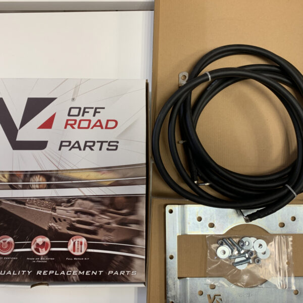 Kit support spécifique de fixation déport 1 mètre pour boitier relais de treuil Warn VR Evo Zeon Tabor N4-Offroad