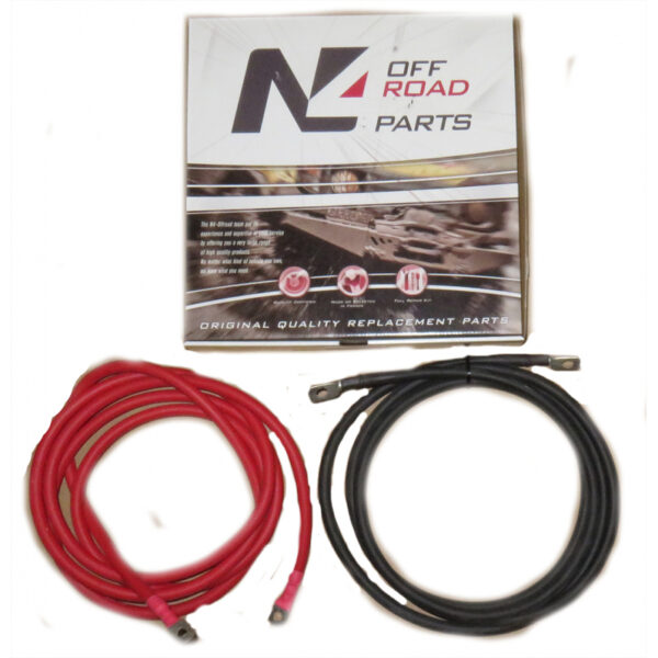 Kit de 3 mètres de câbles haute intensité pour alimentations treuil N4-Offroad