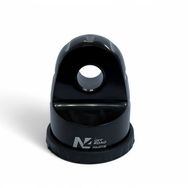 Arrêt de corde 8T en aluminium anodisé noir pour fixation manille N4-Offroad