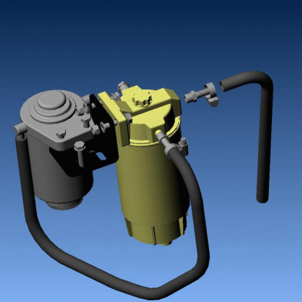 Kit de montage préfiltre Racor pour Nissan Navara D22 2.5TD N4-Offroad