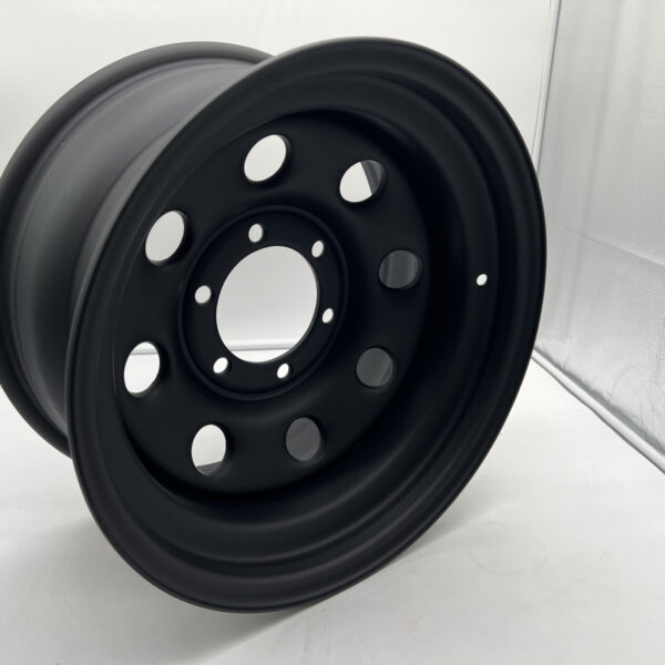 Jante acier Soft8 noire mat 8X16 6x139.7 Land Cruiser Patrol Pajero N4-Offroad
