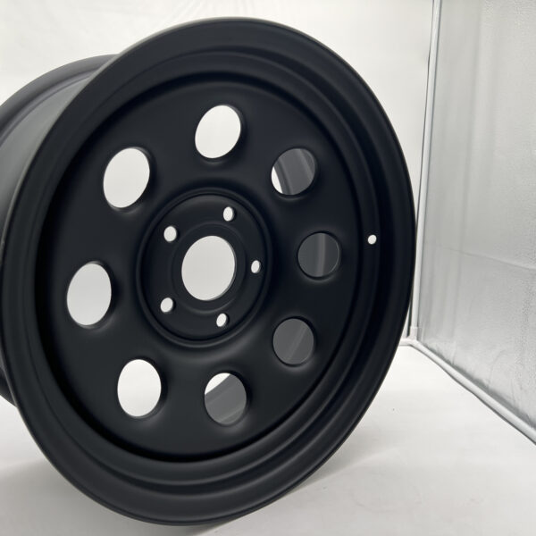 Jante acier Soft8 noire mat 8X17 5X127 Jeep Wrangler JK JL