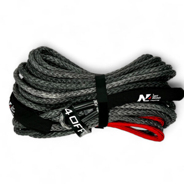 Corde synthétique de treuil 12mm x 28M N4-Offroad - Jusqu'à 6.8T