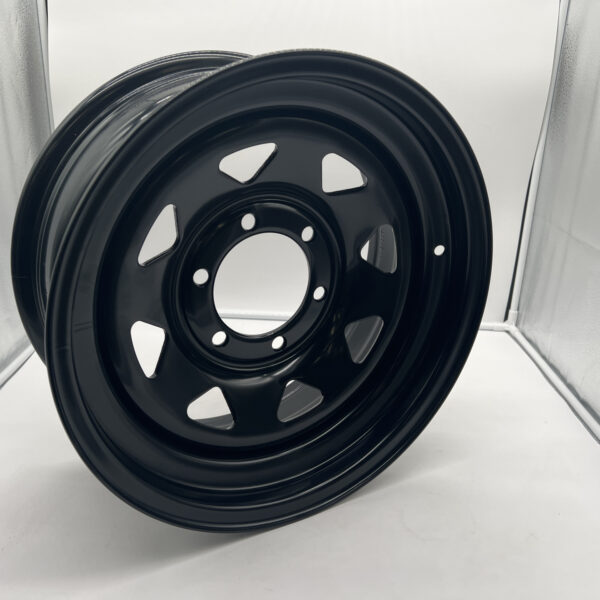 Jante acier Triangular noire 7X16 6x139.7 pour Nissan Toyota Ford Mitsubishi