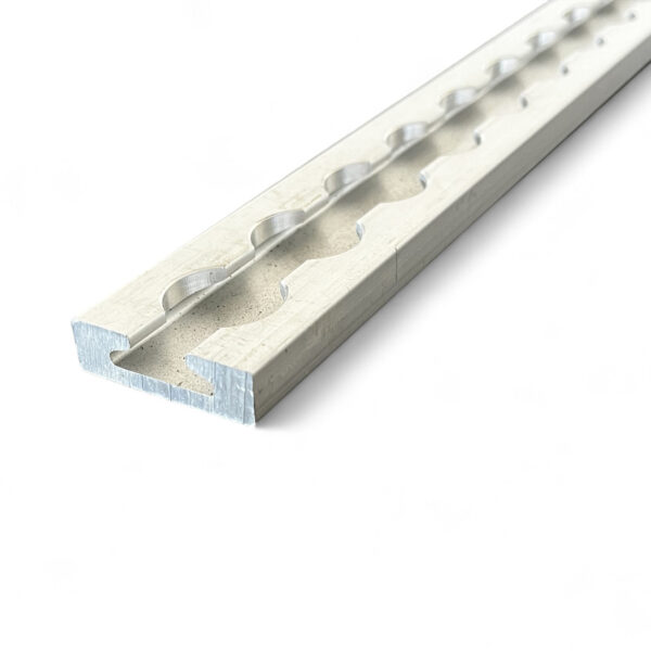 Rail arrimage Aero encastrable aluminium anodise 1000mm