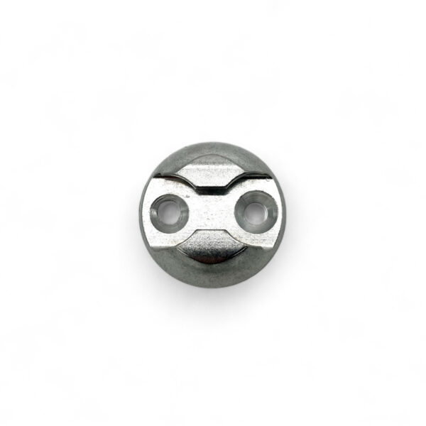 Plaquette simple ancrage Aero aluminium anodise