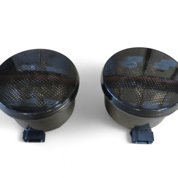 Feux clignotants fumés leds de calandre pour Jeep Wrangler JK - la paire