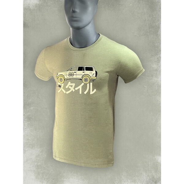 Tshirt homme HDJ80 Dream Team Car kaki