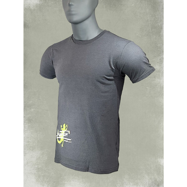 Tshirt homme salamandre verte gris foncé