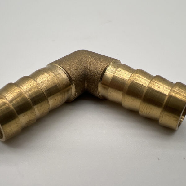 RACCORD CANNELE 13MM 90¯ MALE/MALE