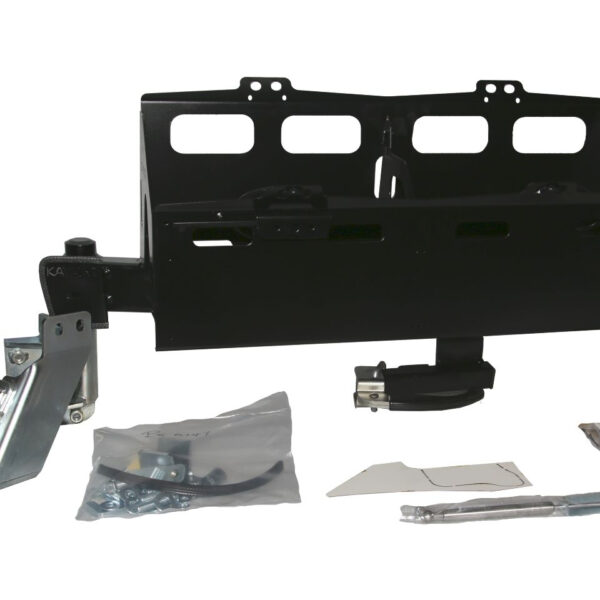 Porte jerrycan double côté gauche pour pare chocs arrière Kaymar sur Toyota Land Cruiser VDJ200