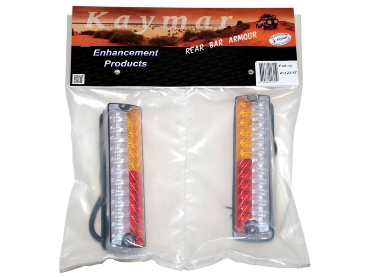 Paire de feux arrière à leds pour pare chocs Kaymar