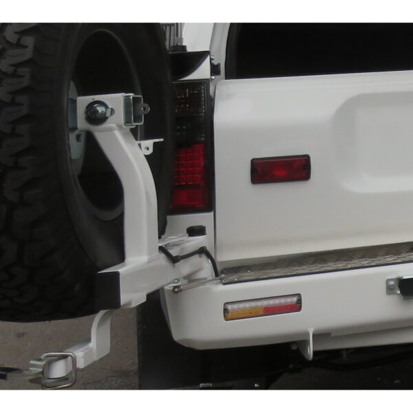Porte roue de secours gauche Kaymar Toyota HDJ80 et Nissan Patrol GR Y60