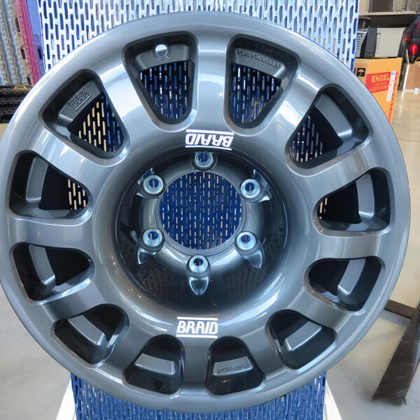 Jante Alu Braid Fullrace Grise 7x16 6x139 7 ET-25 HDJ/FZJ/FJ/HZJ80