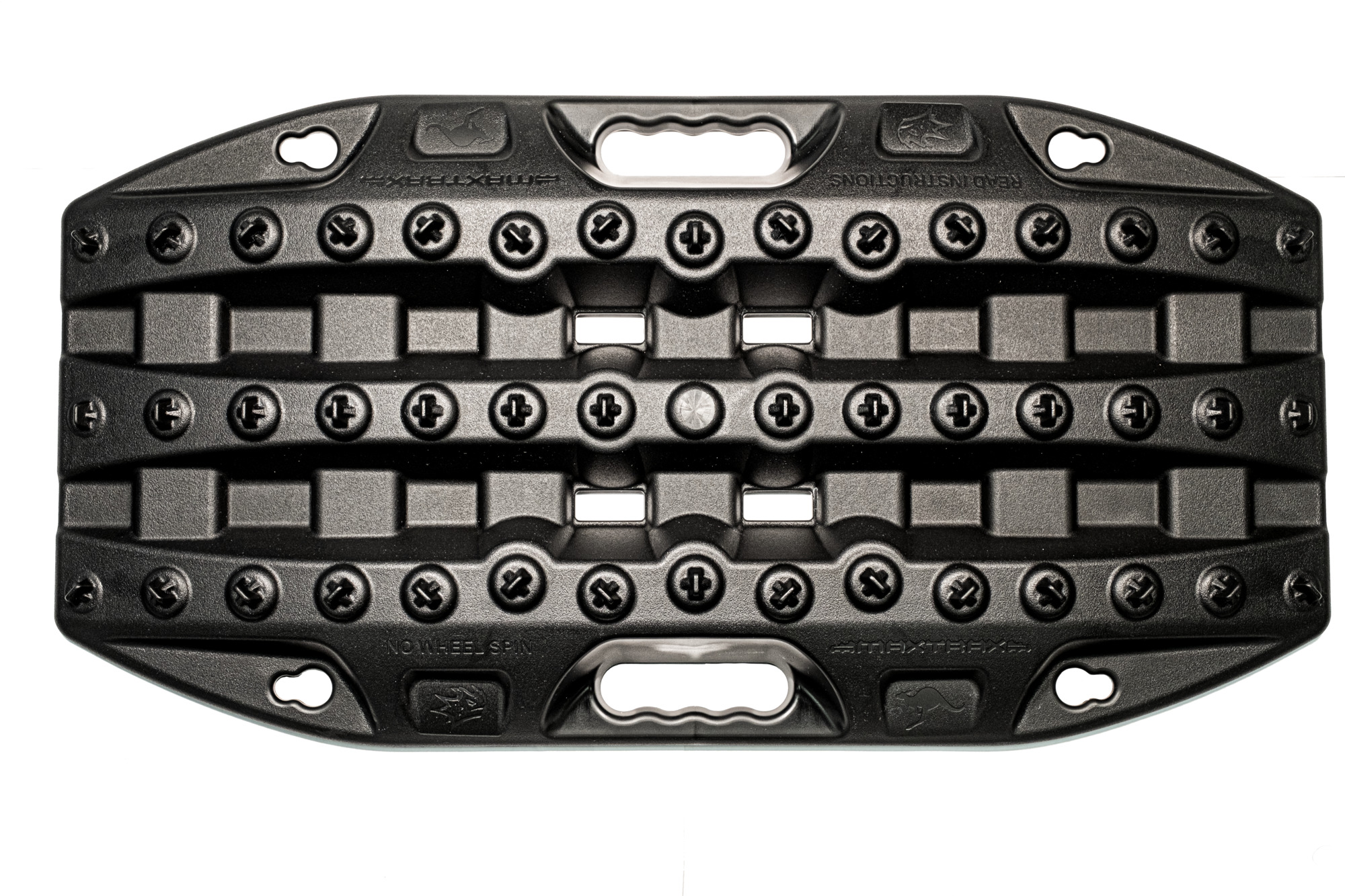 Plaque à sable Maxtrax Jaxbase noire - Maxtrax rigide pour appui de cric