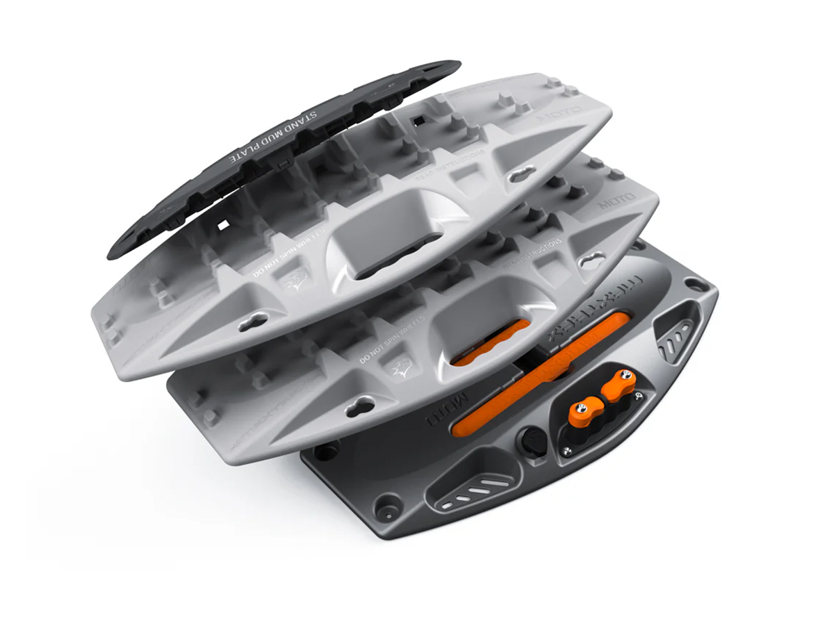 Plaque à sable pour moto Maxtrax grise – Image 3