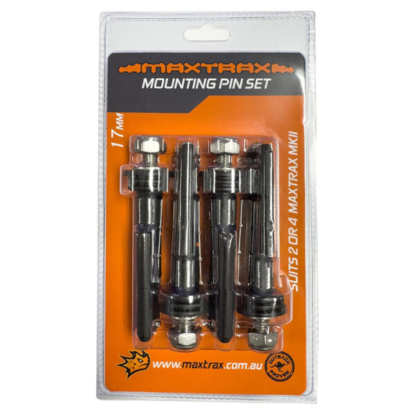 Fixation rapide Maxtrax MKII - Set de 4 pièces - Longueur filetage 17mm