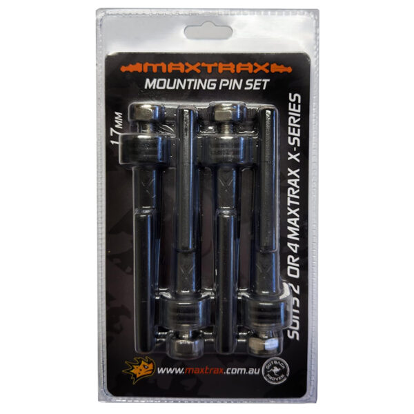 Fixation rapide Maxtrax Xtreme - Set de 4 pièces - Longueur filetage 17mm