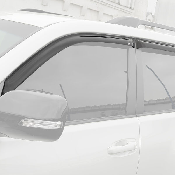 Jeu 4 déflecteurs de vitre avant et arrière EGR KDJ120 - montage collé