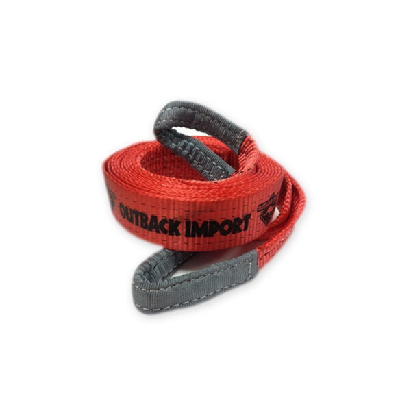 Sangle de traction 5M 7T5 largeur 50mm OUTBACK IMPORT rouge